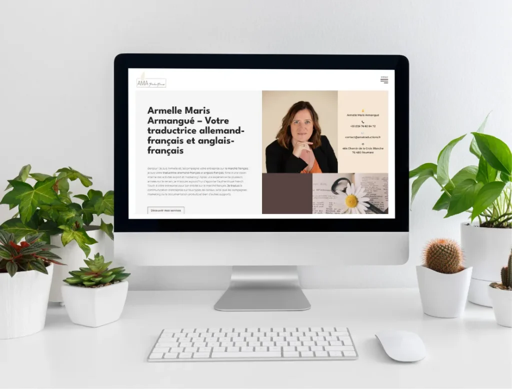 site internet Armelle Maris